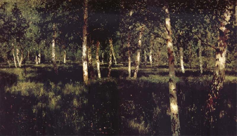 Levitan, Isaak Silver birch oil painting picture